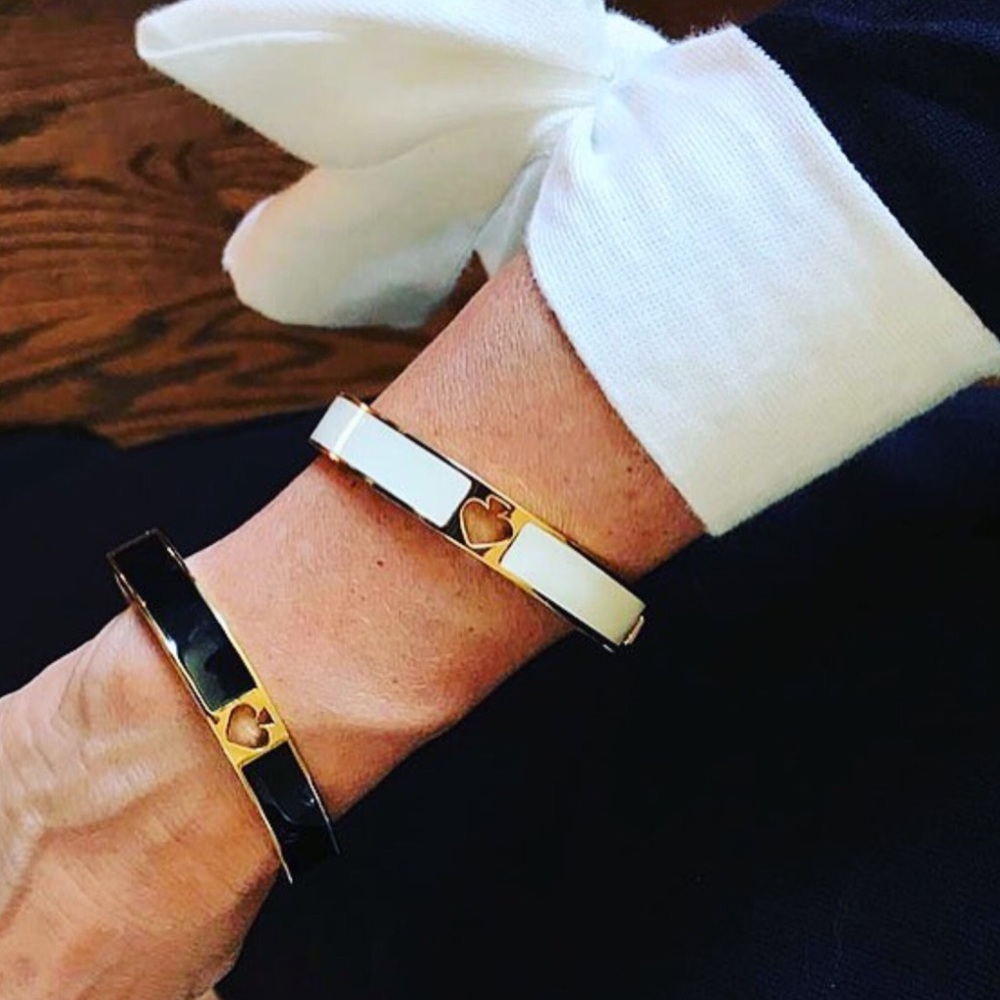 KATE SPADE • Hole Punch Bangle Bracelet - Picture 4 of 7